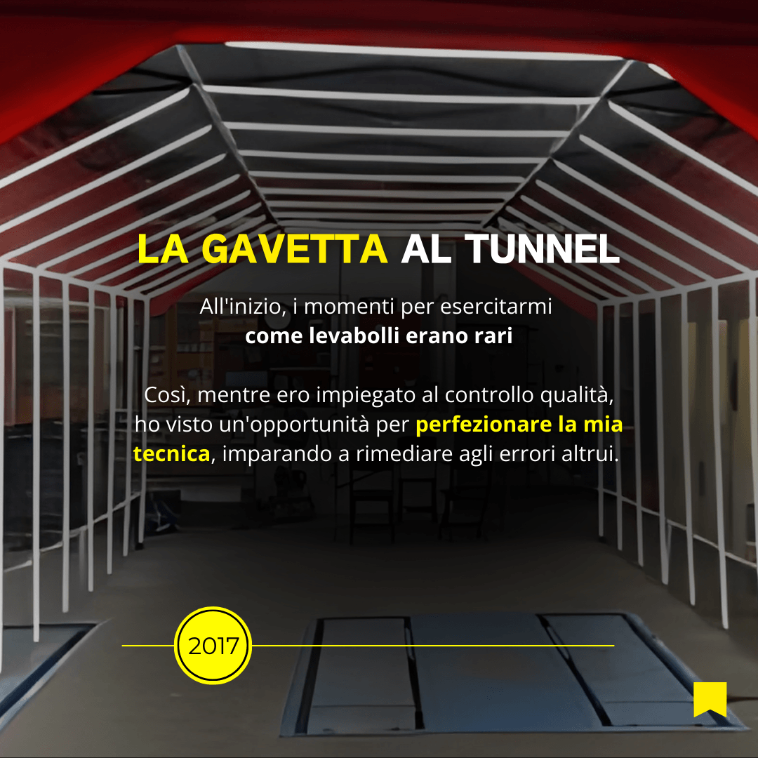 Evoluzione di artigiani levabolli - la gavetta al tunnel