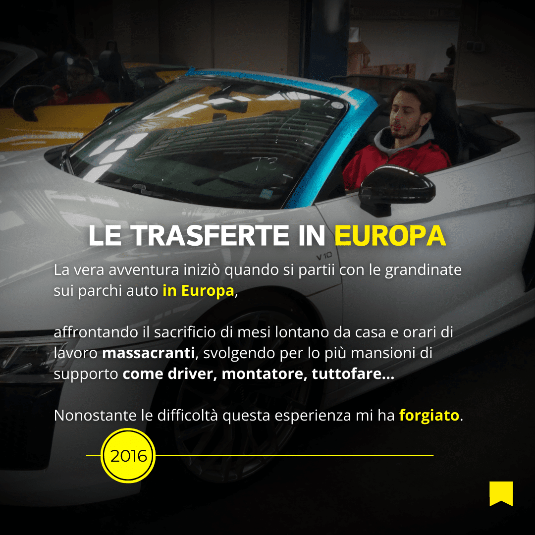 Evoluzione di artigiani levabolli - le trasferte in europa